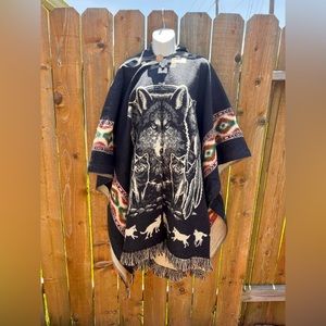 Precious Alpaca Wool Unisex Poncho 🦙💖